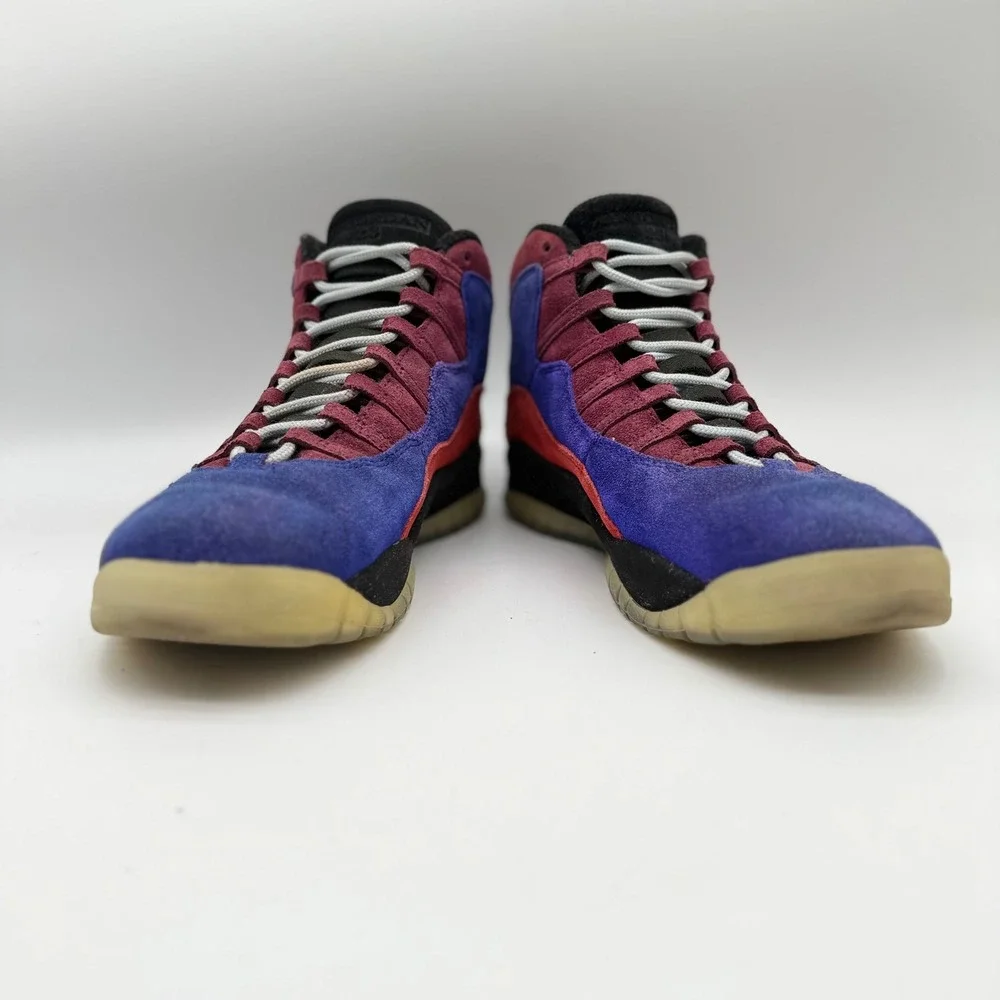 Air Jordan 10 Mens 12 Retro Maya Moore Court Purple Red Suede CD9705-406